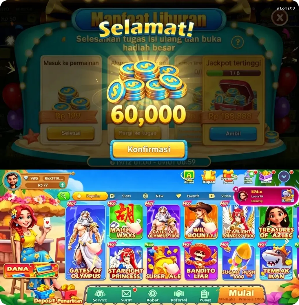 atomi08 Masuk - atomi08 Resmi